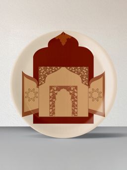 Nestroots - Opulence And Hospitality In Palaces Window Porcelain Plate