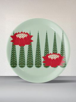 Nestroots - Lotus: Symbol Of Beauty And Purity Floral Plate