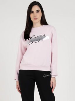 Guess - Pink Printed Sweatshirt