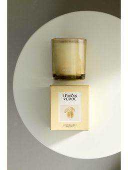 H&M - Yellow Scented Candle In A Glass Holder