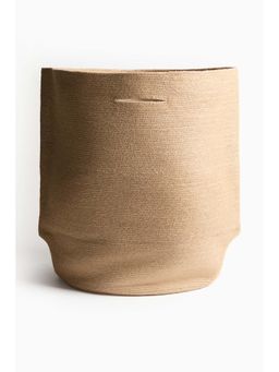 H&M - Beige Jute Laundry Basket