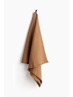 H&M - Beige Waffled Bath Towel