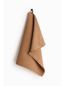 H&M - Brown Waffled Hand Towel