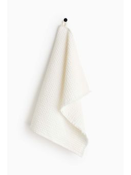H&M - White Waffled Hand Towel