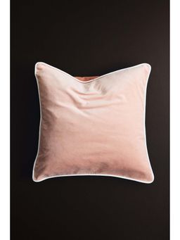 H&M - Pink Piping-Detail Velvet Cushion Cover