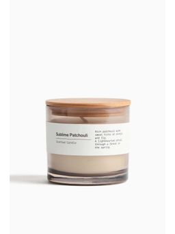 H&M - Beige Scented Candle In Glass Holder