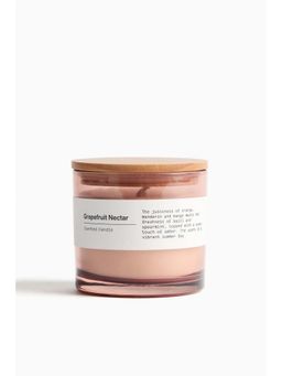 H&M - Pink Scented Candle In Glass Holder