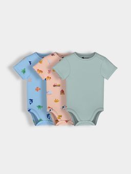 Orange Sugar - Underwater Farm Bodysuit (Pack Of 3)