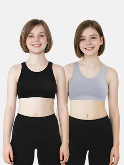 Adira - Non Padded Starter Bra - Multi-Color (Pack of 2)