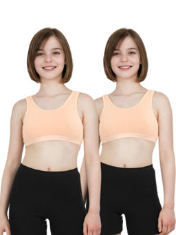 Adira - Non Padded Starter Bra - Beige (Pack of 2)