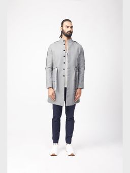 Gatsby Collection - Yg Il Grey Short Trench