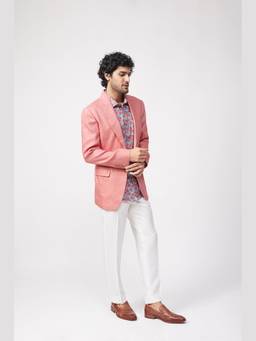 Gatsby Collection - Yugen Easy Linen Pink Blazer