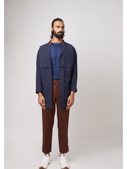 Gatsby Collection - Yugen Blue Short open Trench