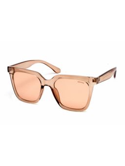 Mespee - Pink Square Full Plastic UV-Protected Full Rim Sunglasses (55)