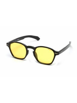 Mespee - Black Yellow Wayfarer Full Plastic UV-Protected Full Rim Sunglasses (46)
