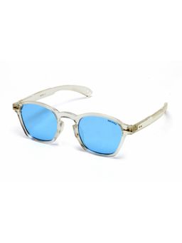 Mespee - Clear Blue Wayfarer Full Plastic UV-Protected Full Rim Sunglasses (46)