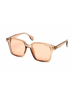 Mespee - Beige Square Full Plastic UV-Protected Full Rim Sunglasses (55)