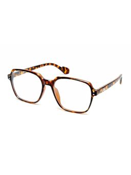 Mespee - Tortoise Square Full Plastic UV-Protected Full Rim Sunglasses (52)