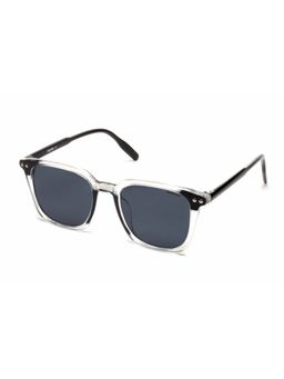 Mespee - Transparent Black Rectangular Full Plastic UV-Protected Full Rim Sunglasses (51)