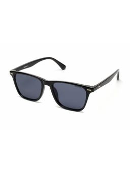 Mespee - Black Square Full Plastic UV-Protected Full Rim Sunglasses (52)