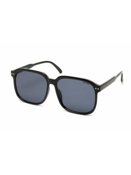Mespee - Black Square Full Plastic UV-Protected Full Rim Sunglasses (59)