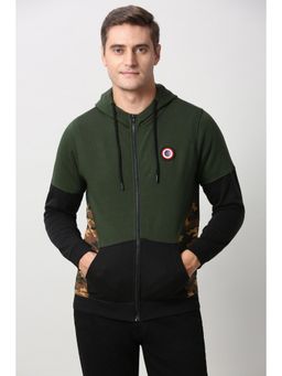Peter England - Multi-Color Hooded Neck Jacket