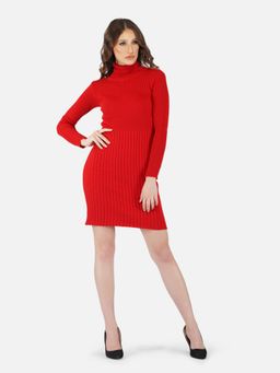 JOE Hazel - Women Red Colour Shift Dress