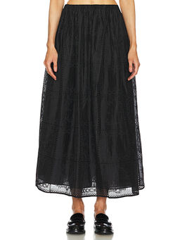 Helsa - Handkerchief Midi Skirt