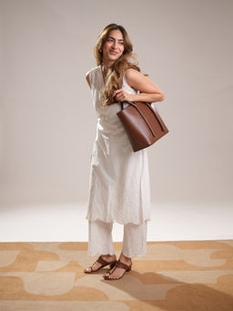 ERIDANI - Everyday Tote Bag - Tan
