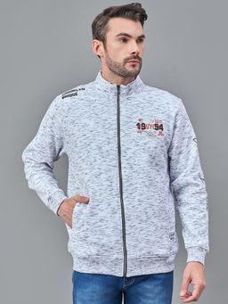 Club York - White Printed Sweatshirt