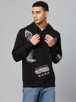 Club York - Men Black Hoodie