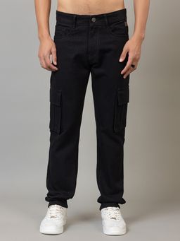 Club York - Black Baggy Fit Cargo