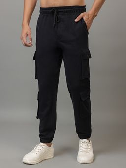 Club York - Black Solid Trackpant