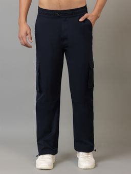 Club York - Navy Blue Solid Trackpant