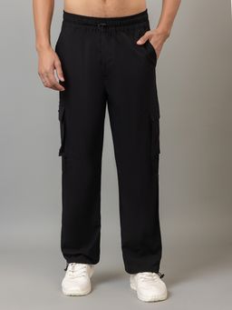 Club York - Black Solid Trackpant