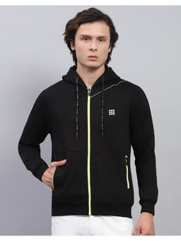 Rock.it - Black Solid Zipper Hoodie