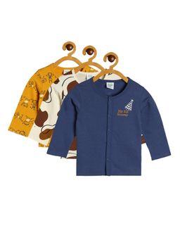 MINI KLUB - Baby Boys Multi Front Open Vest (Set of 3)
