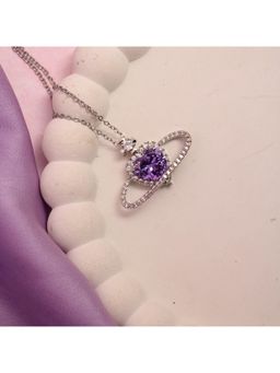 Salty - Women Purple Dazzling World Necklace