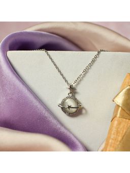 Salty - Women Enchanted Mystique Silver Plated Necklace
