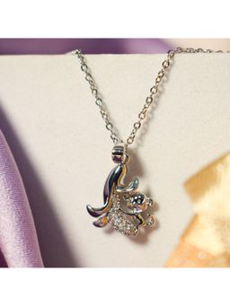 Salty - Women Copperhead Serpent Silver Plated Necklace