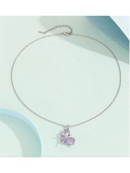 Salty - Women Purple Love Magical Heart Necklace