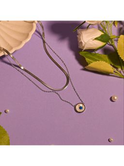 Salty - Women Envy Barrier Layered Silver Plated Necklace