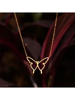 Salty - Women Mariposa Gold Plated Chain Necklace