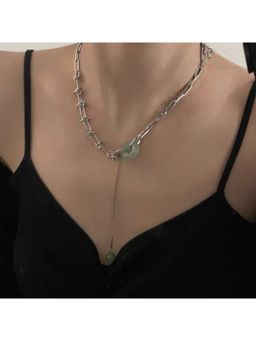 Salty - Women Green Onyx Cosmos Necklace