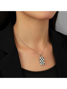 Salty - Women Black and White Royal Gambit Necklace