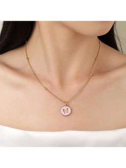 Salty - Women Purple Butterfly Charm Necklace