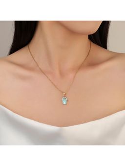 Salty - Women Green Eos Evil Eye Necklace
