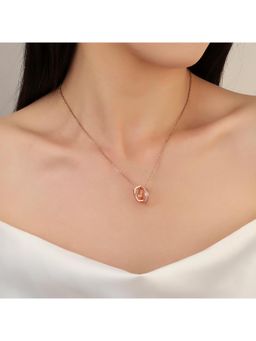 Salty - Women Ruelle Rings Loop Studded Necklace