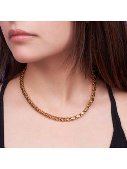 Salty - Women Artisan Link Gold Necklace