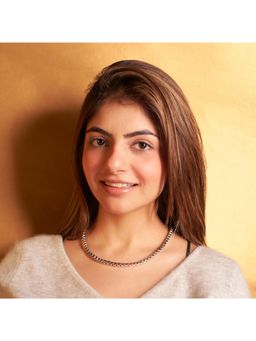 Salty - Women Bold Link Silver Necklace